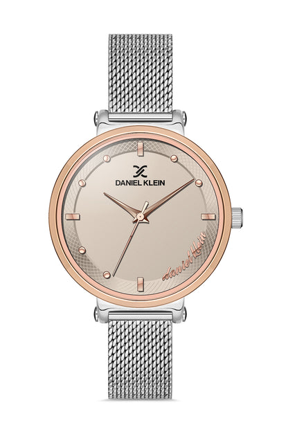 Daniel Klein Premium Women Rose Gold Dial Watch