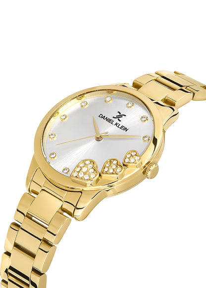 Daniel Klein Trendy Women Silver Watch