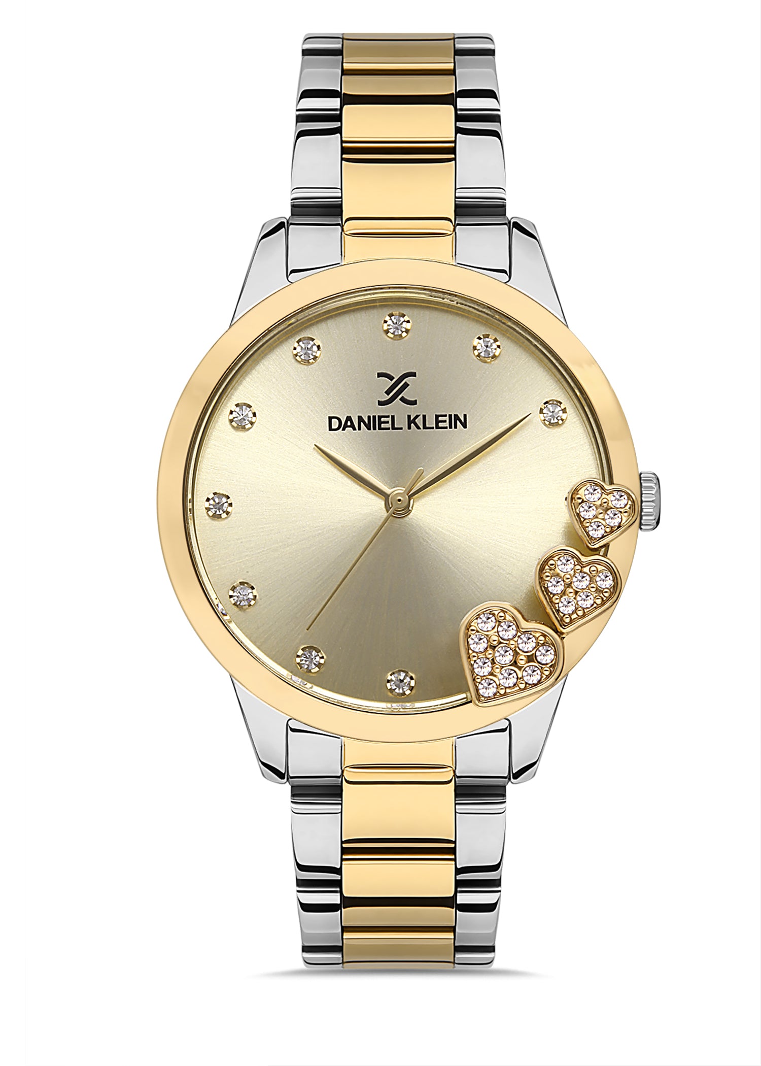 Daniel Klein Trendy Women Gold Watch
