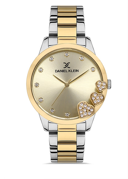Daniel Klein Trendy Women Gold Watch