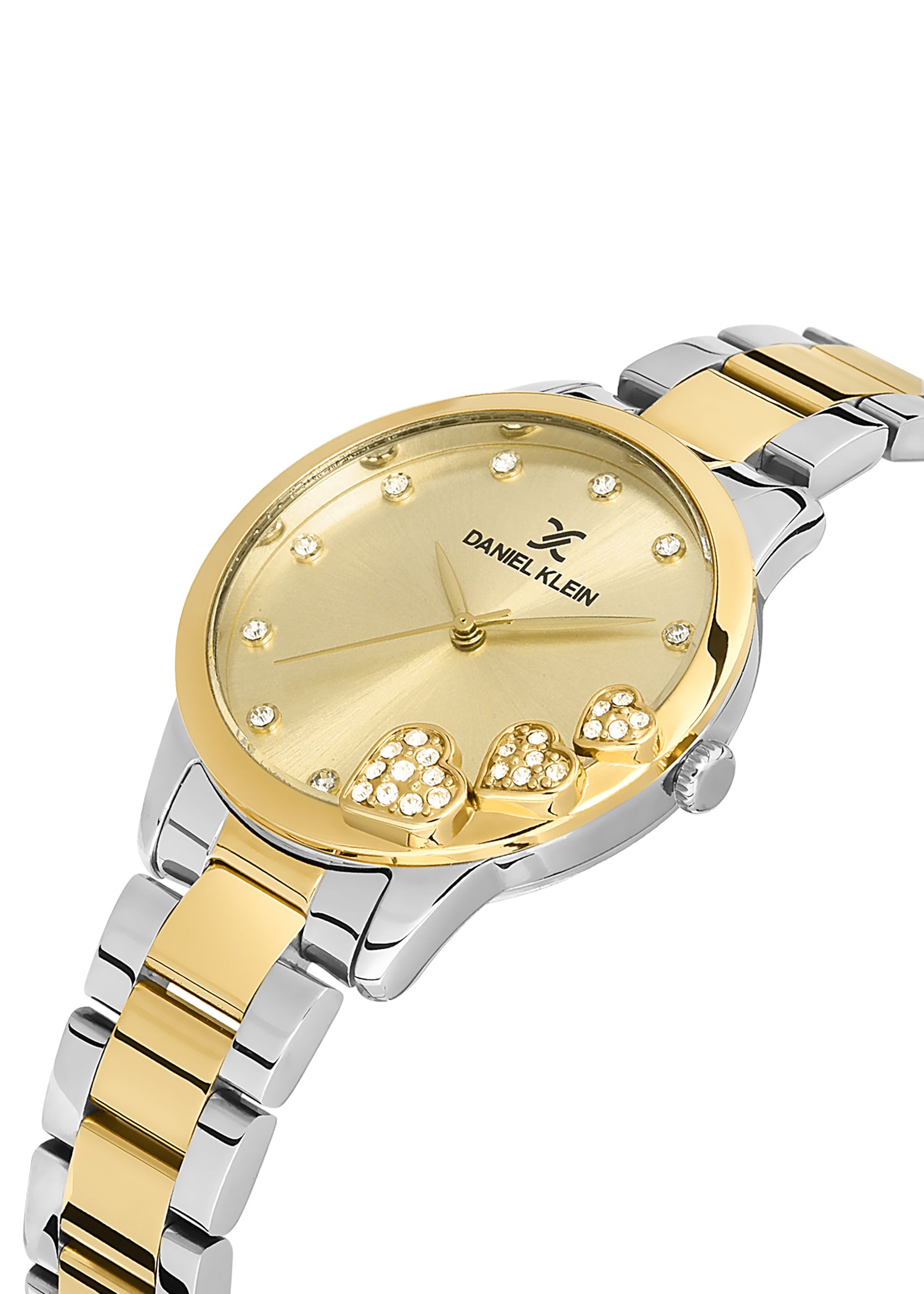 Daniel Klein Trendy Women Gold Watch