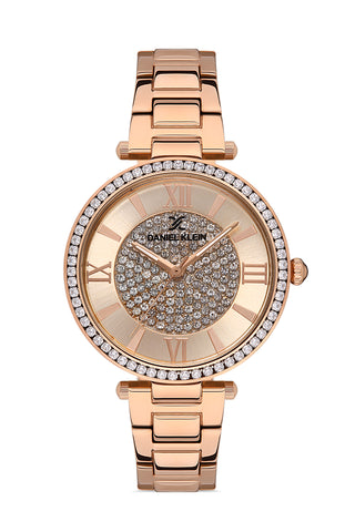 Daniel Klein Premium Women Rose Gold Watch