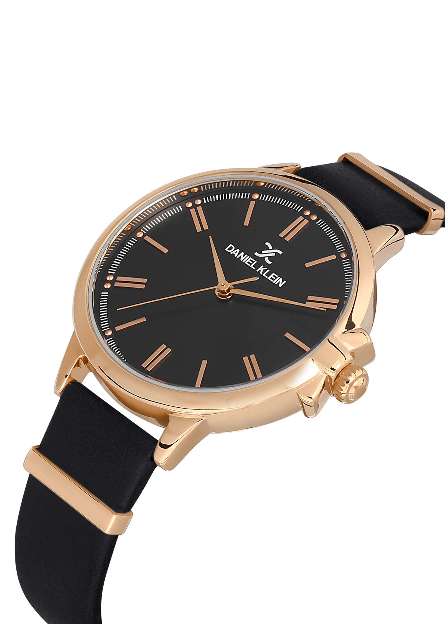 Daniel Klein Trendy Women Gun Black Watch