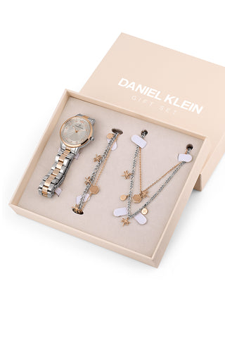 Daniel Klein Gift Set Women Grey Watch