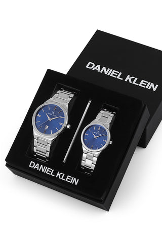 Daniel Klein Pair Men & Women Blue Watch