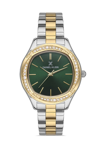 Daniel Klein Premium Women Green - Sunray Dial With Real Index Watch