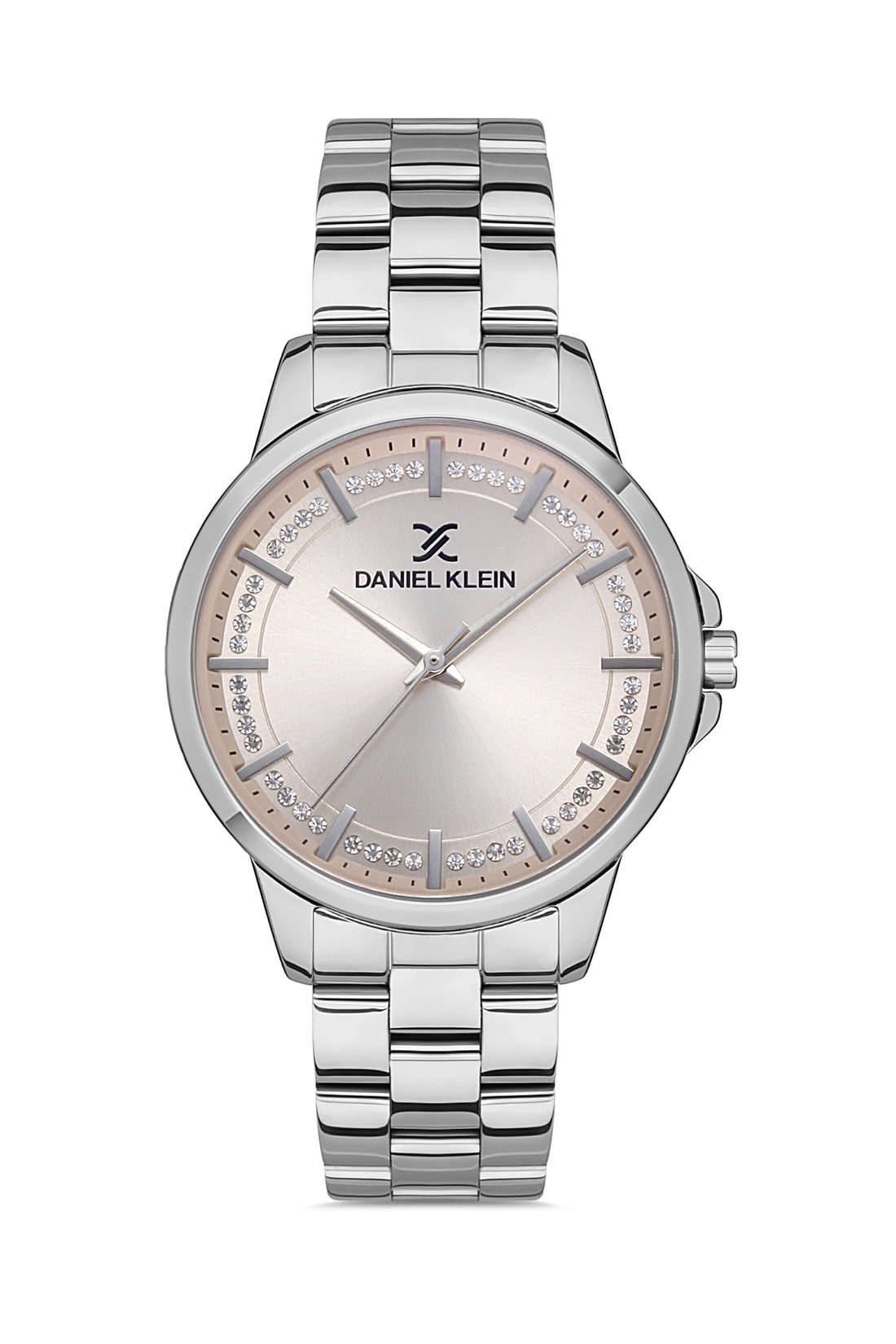 Daniel Klein Premium Women Light Pink - Sunray Dial With  Real Index Watch