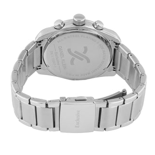 Daniel Klein Exclusive Men Silver - Sunray Brush Dial With Real Index Watch
