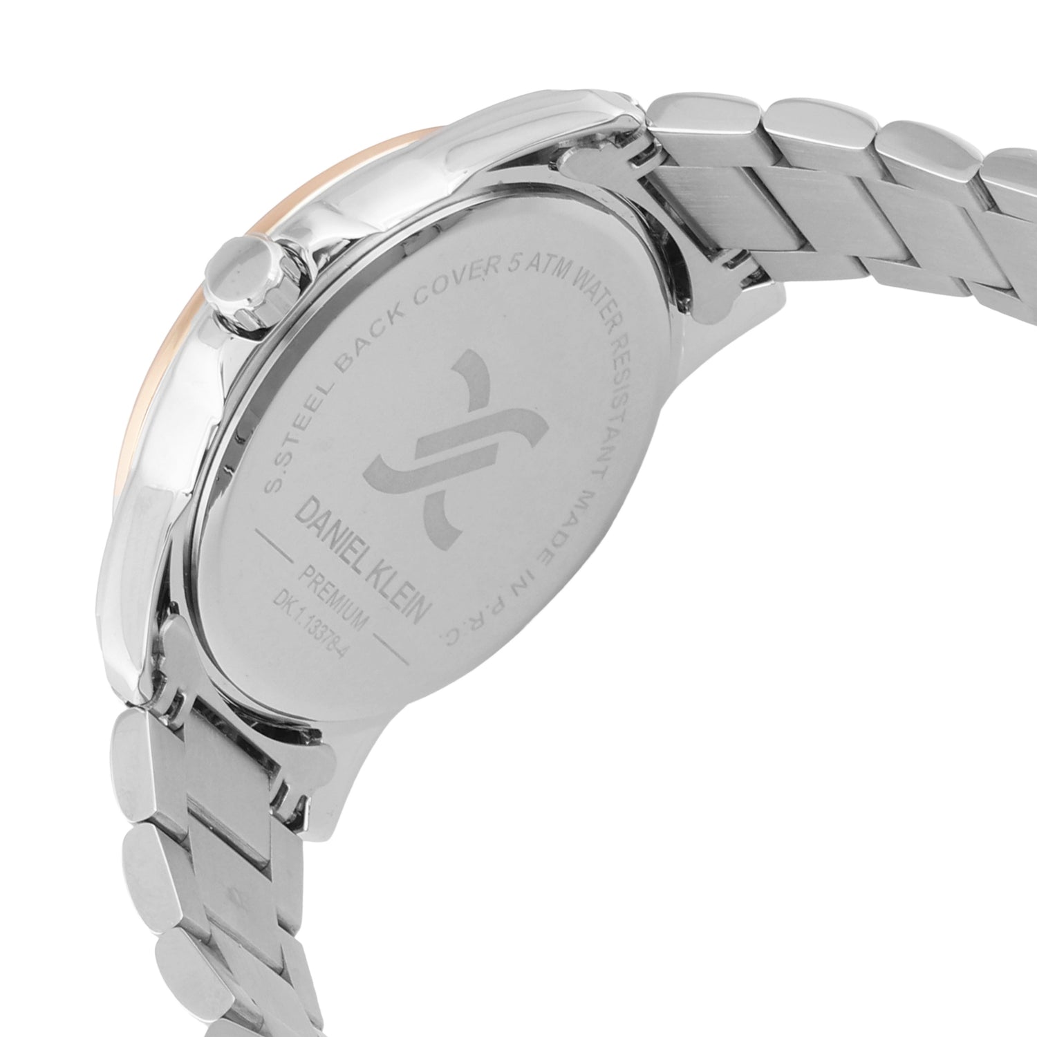 Daniel Klein Premium Men Gun Black - Matt Dial With Real Index Watch