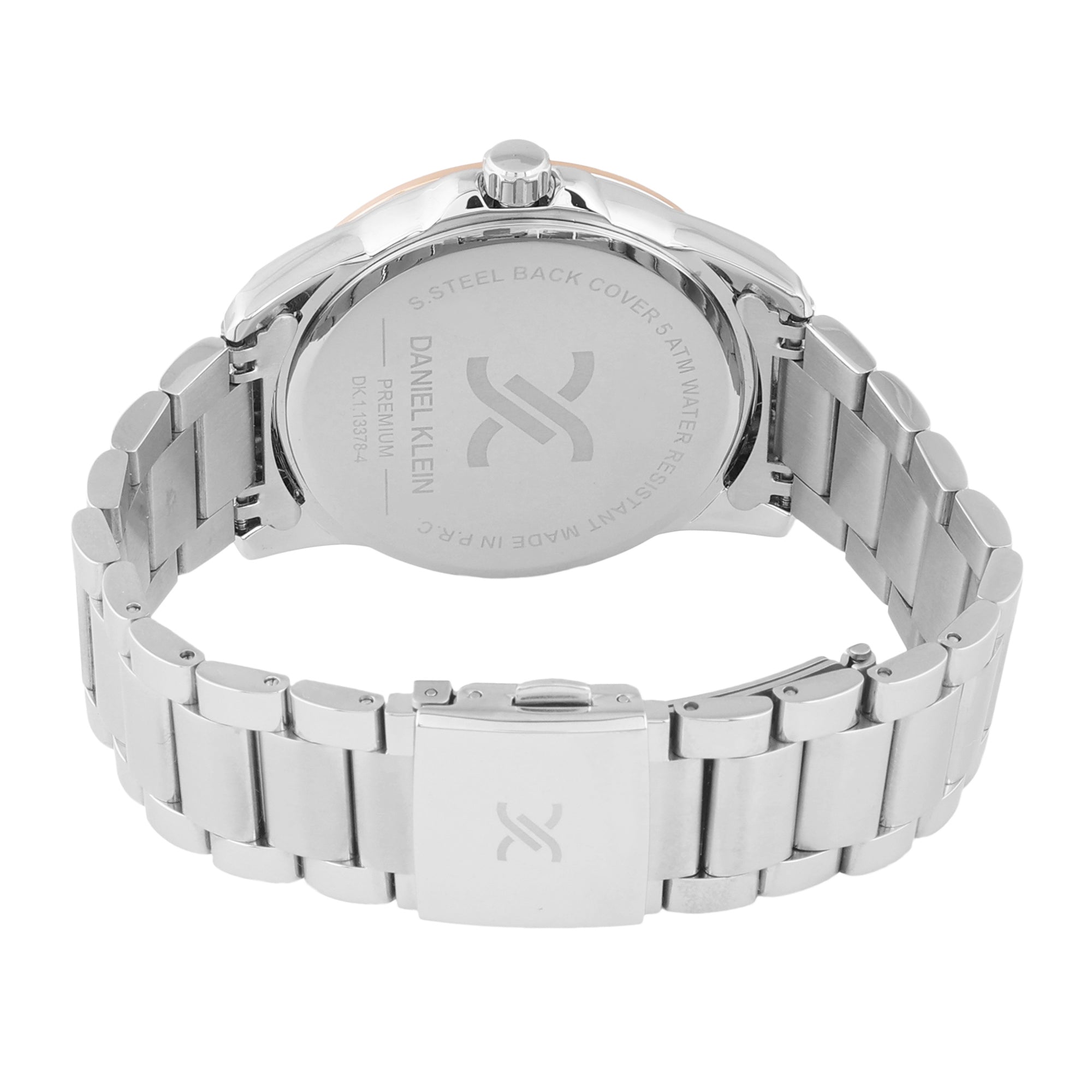 Daniel Klein Premium Men Gun Black - Matt Dial With Real Index Watch