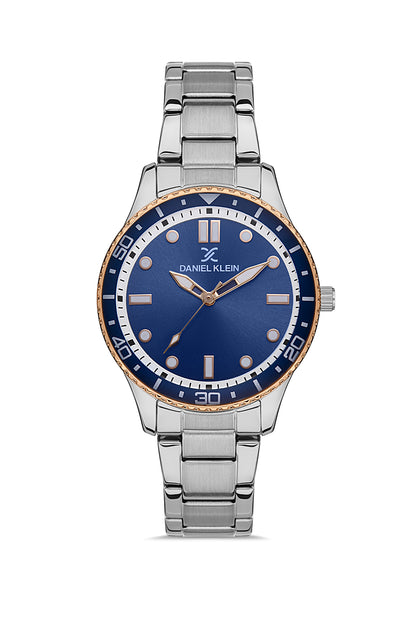 Daniel Klein Premium Women Dark Blue - Matt Dial With Real Index Watch