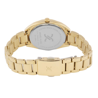 Daniel Klein Premium Women Silver - Sunray/Emboss Dial With Stone Watch