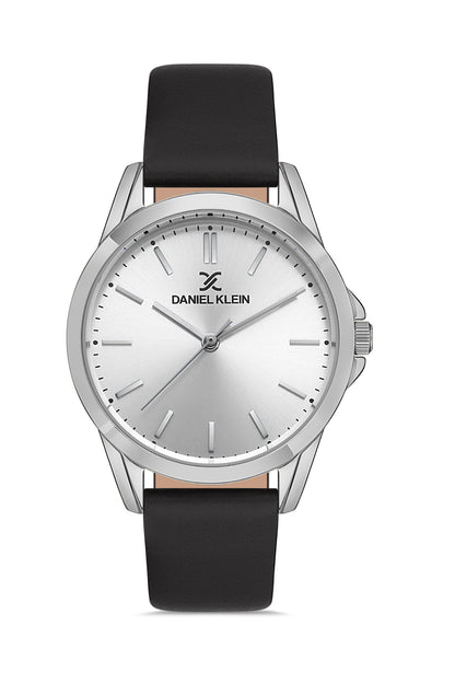 Daniel Klein Premium Women Silver - Sunray Brush Dial With Real Index Watch