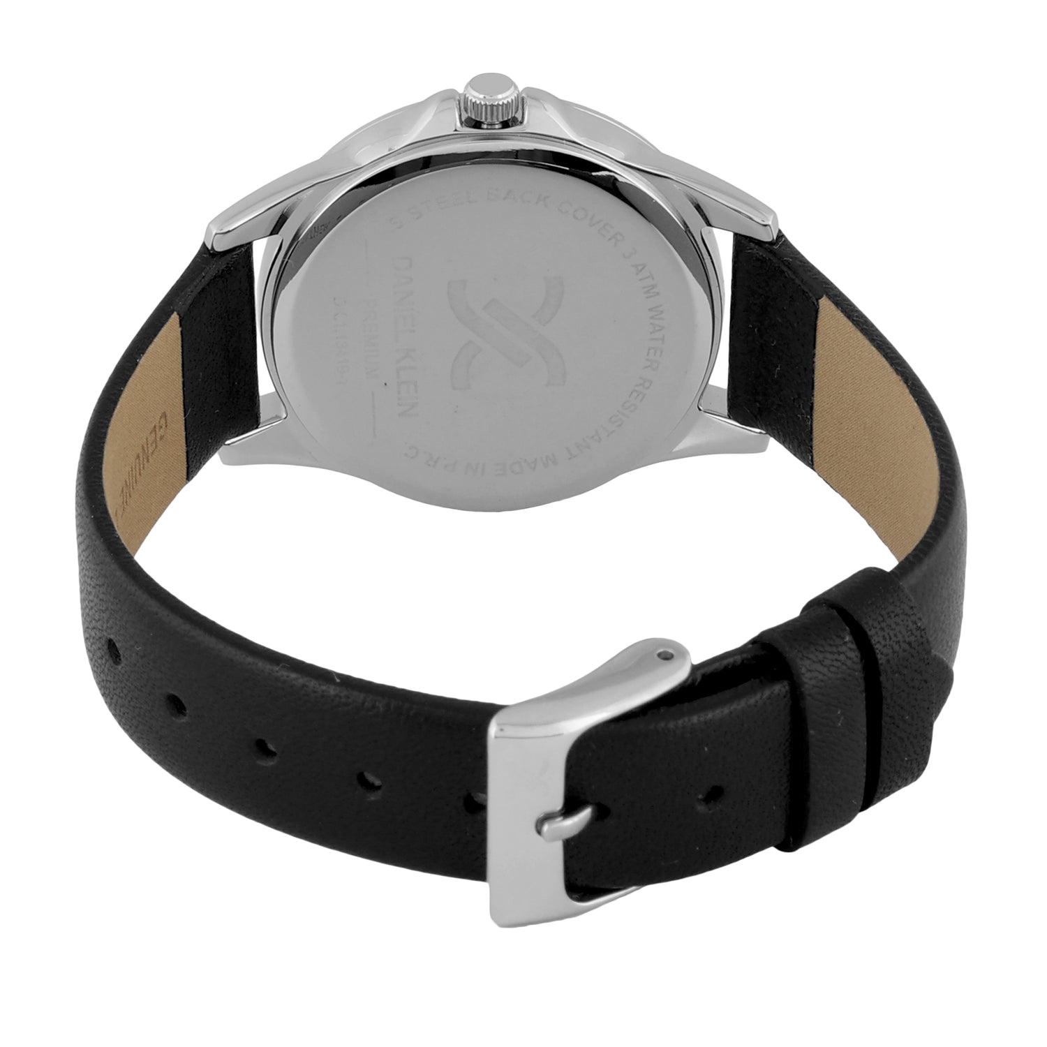 Daniel Klein Premium Women Silver - Sunray Brush Dial With Real Index Watch