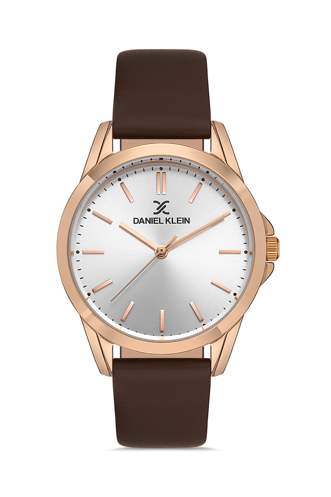 Daniel Klein Premium Women Silver - Sunray Brush Dial With Real Index Watch