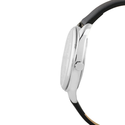 Daniel Klein Premium Women Silver - Sunray/Emboss Dial With Stone Watch