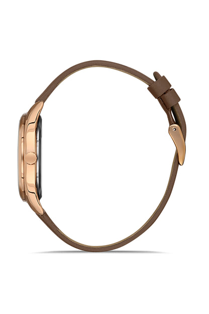 Daniel Klein Premium Women Grey - Sunray/Emboss Dial With Stone Watch