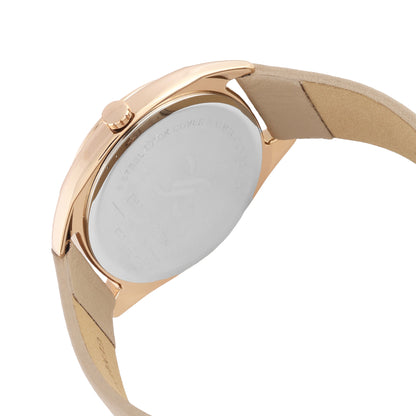 Daniel Klein Premium Women Grey - Sunray/Emboss Dial With Stone Watch