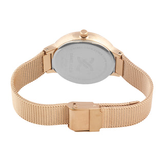 Daniel Klein Fiord Women Beige - Sunray Dial With Real Index Watch