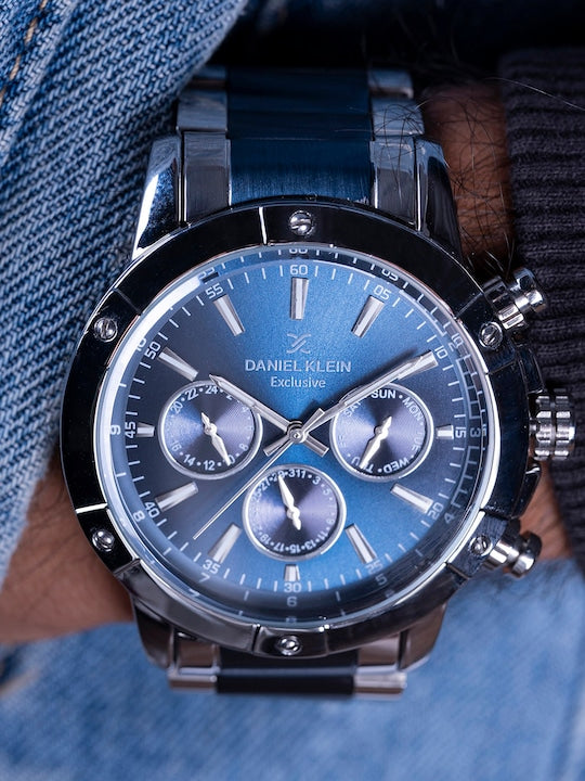 Daniel Klein Exclusive Men Blue Dial Watch