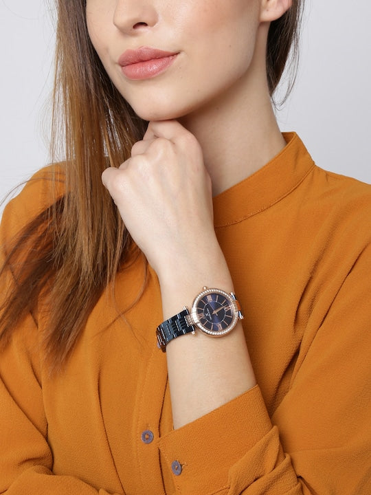 Daniel Klein Premium Women Blue Dial Watch