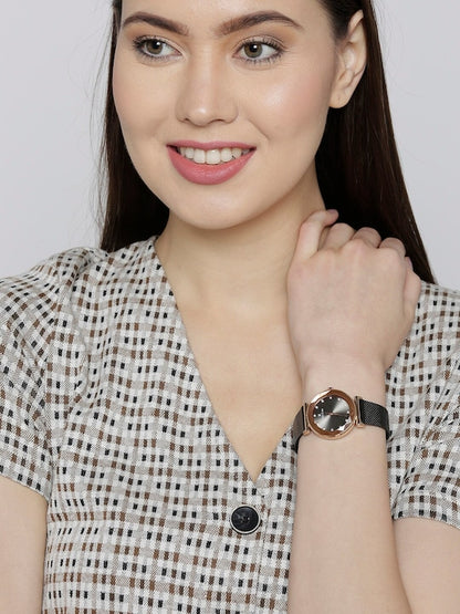 Daniel Klein Premium Women Black Dial Watch