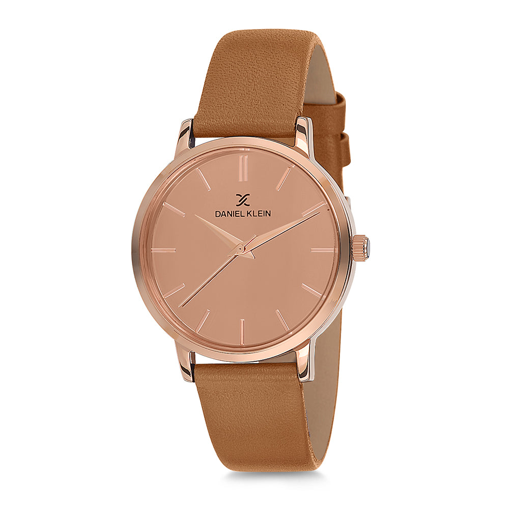 Daniel Klein Premium Women Rose Gold Dial Watch