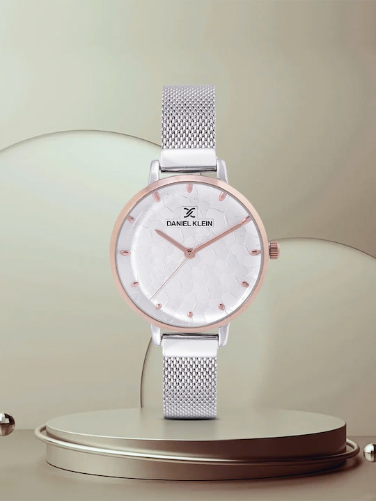 Daniel Klein Premium Women Silver Dial Watch