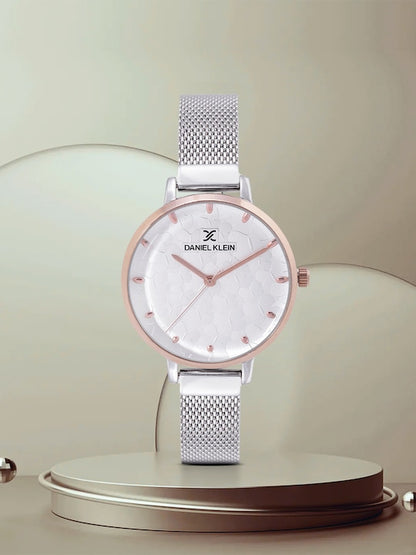Daniel Klein Premium Women Silver Dial Watch