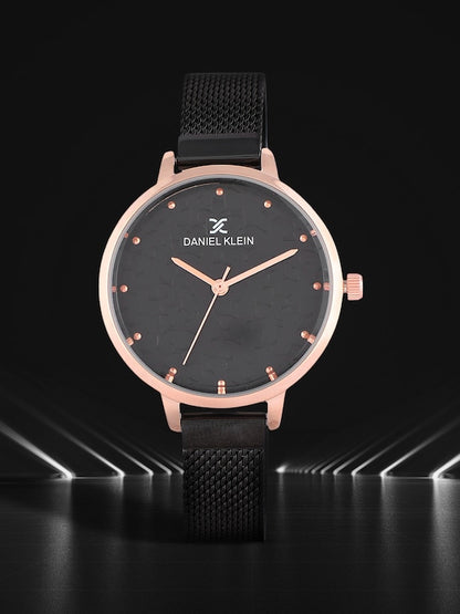 Daniel Klein Premium Women Black Dial Watch