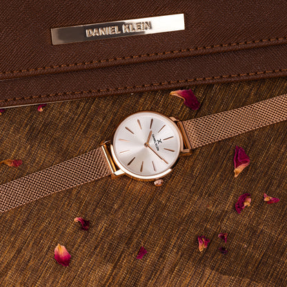 Daniel Klein Premium Women Silver Dial Watch
