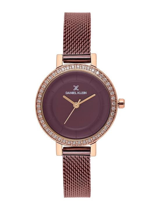 Daniel Klein Fiord Women Magenta Dial Watch