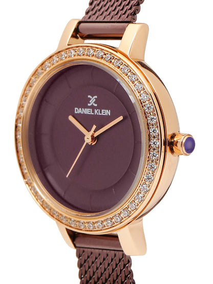 Daniel Klein Fiord Women Magenta Dial Watch
