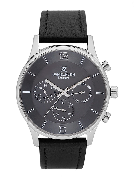 Daniel Klein Exclusive Men Gun Black Dial Watch