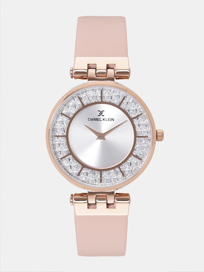 Daniel Klein Premium Women Rose Gold Dial Watch