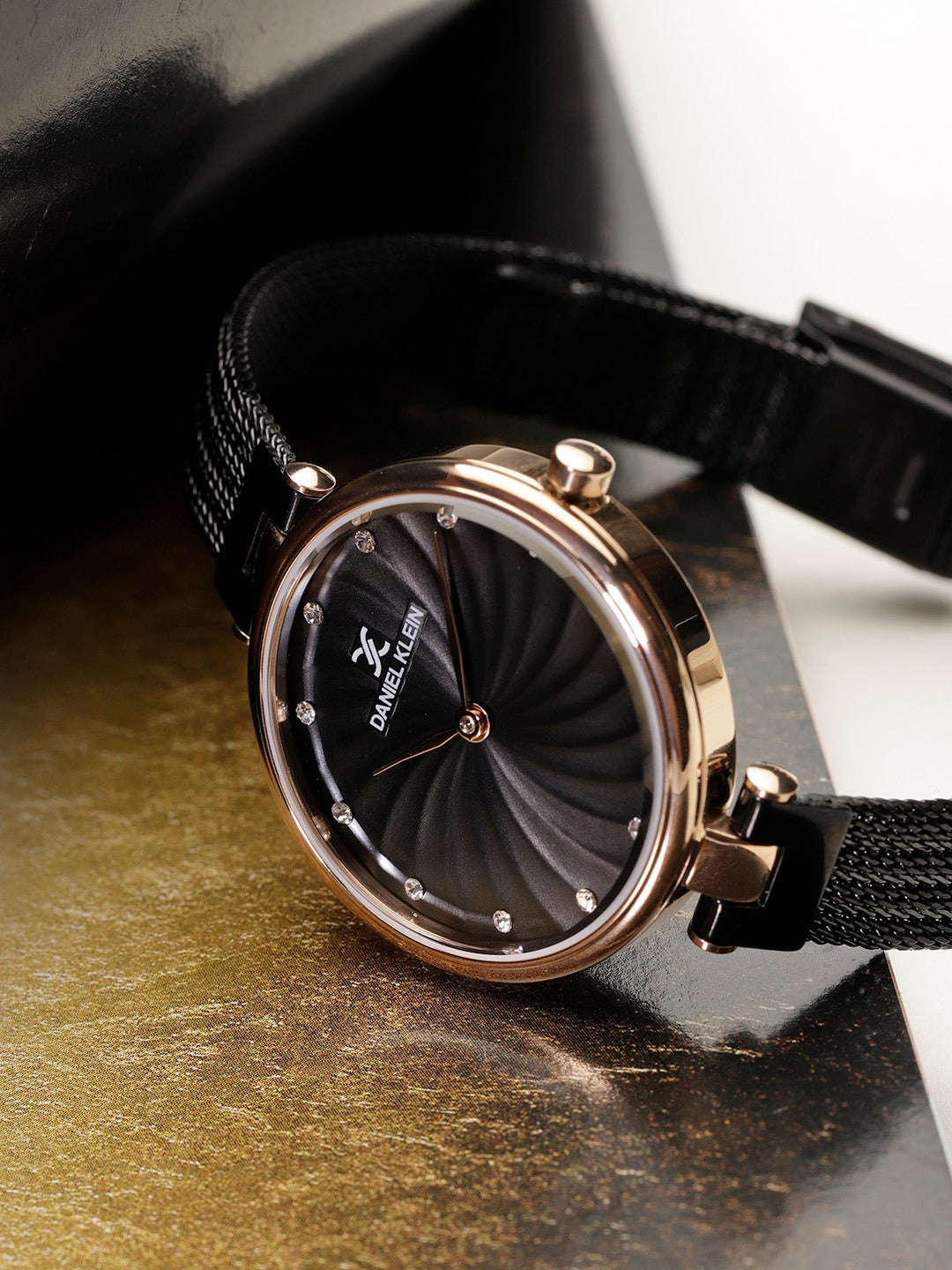 Daniel Klein Premium Women Black Dial Watch