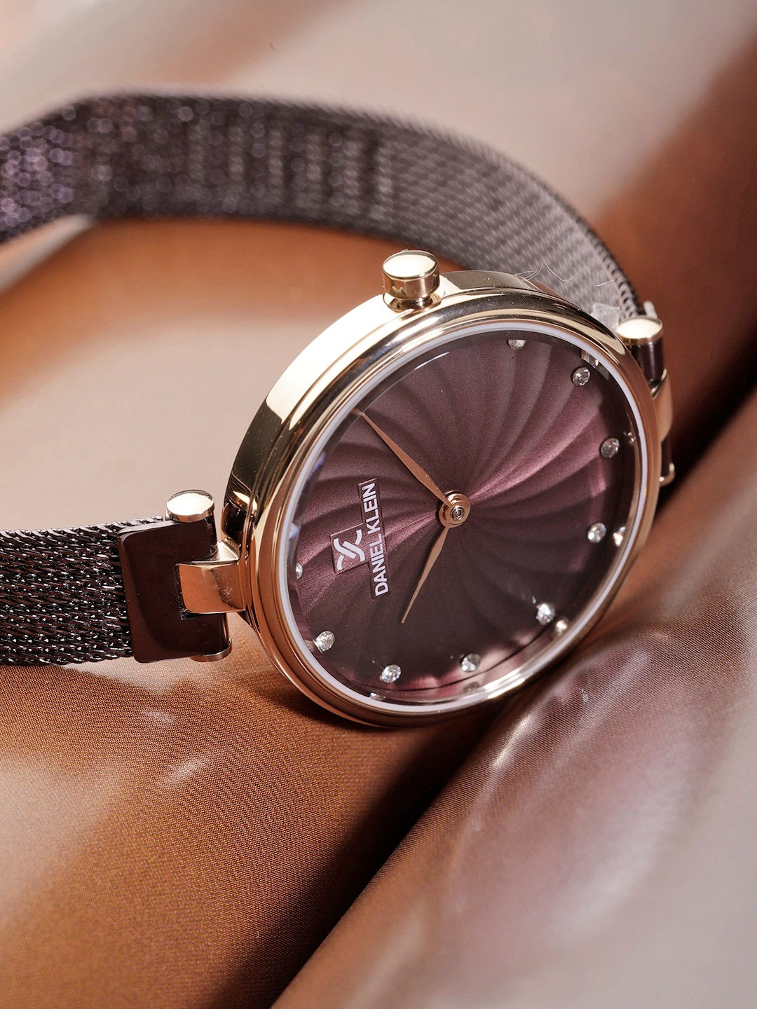 Daniel Klein Premium Women Brown Dial Watch