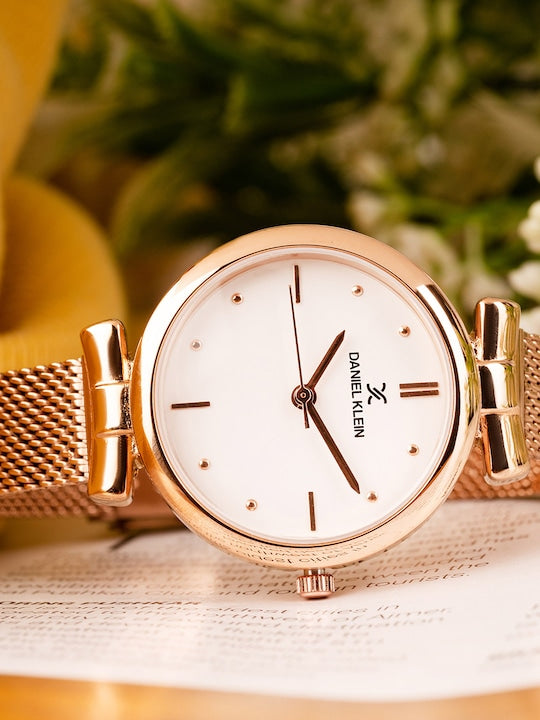 Daniel Klein Premium Women Silver Dial Watch