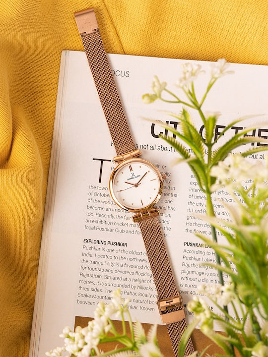 Daniel Klein Premium Women Silver Dial Watch
