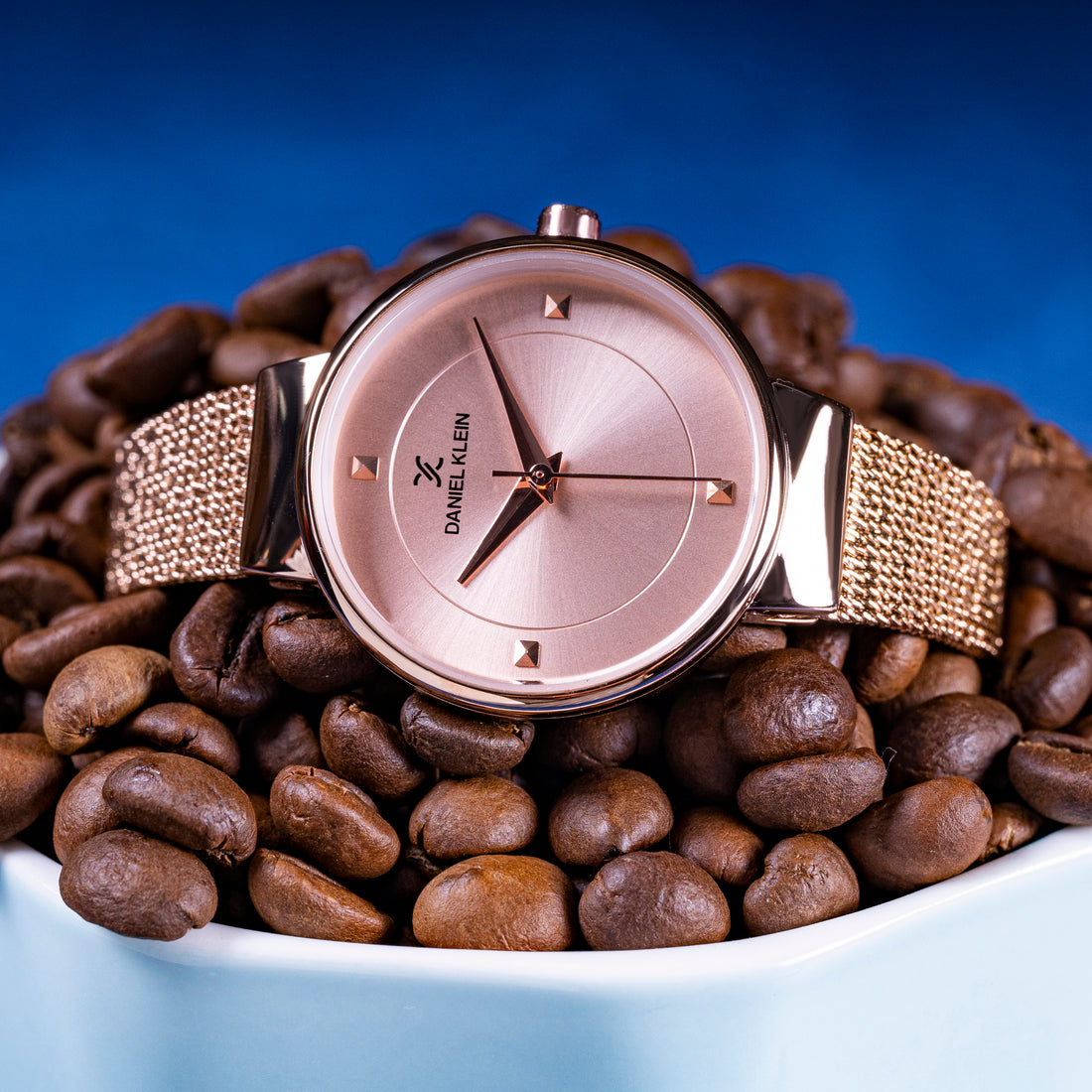 Daniel Klein Fiord Women Pink Rose Gold Dial Watch