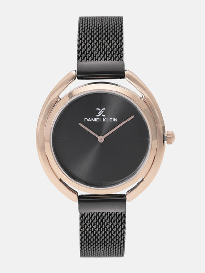 Daniel Klein Trendy Women Gun Black Dial Watch
