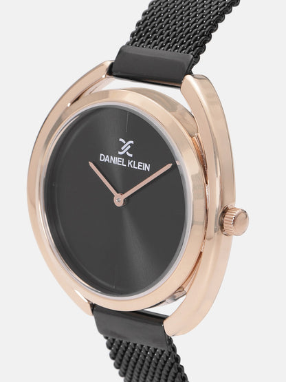 Daniel Klein Trendy Women Gun Black Dial Watch