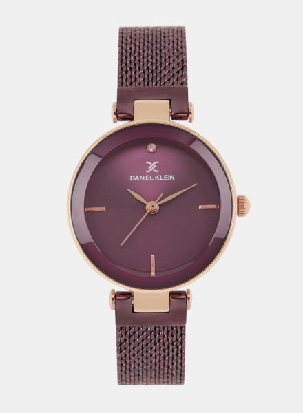 Daniel Klein Premium Women Magenta Dial Watch