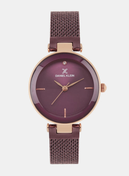 Daniel Klein Premium Women Magenta Dial Watch